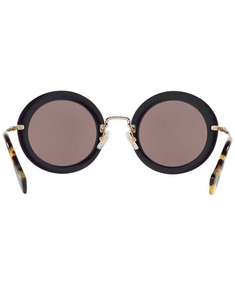 mu 08rs miu miu|Miu Miu MU 08RS Black Prescription Sunglasses.